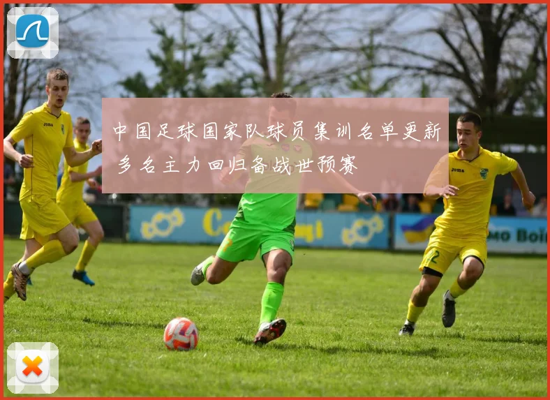 中国足球国家队球员集训名单更新 多名主力回归备战世预赛